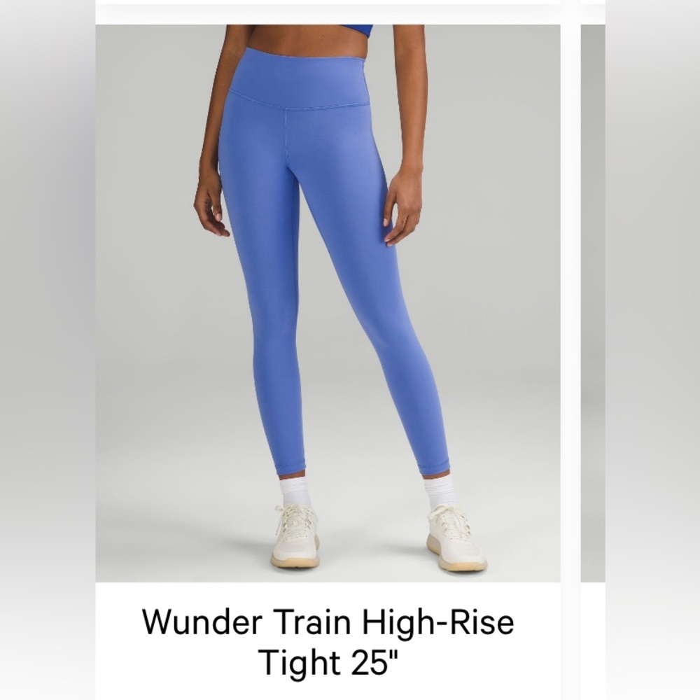 Lululemon Wunder Train Leggings 25in in Wild Indigo